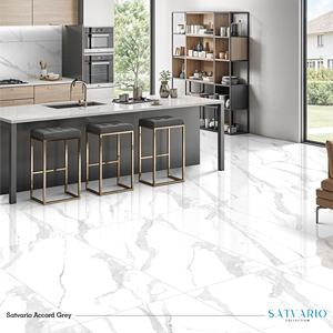 Azulejos de porcelana pulida de 600x1200 mm, azulejos de porcelana cerámica verificados, azulejos pulidos de 60x120 para pisos, baño, cocina, interior. - Product Image 4