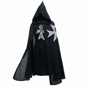 Disfraz de Caballero Templario Medieval de Alta Calidad con Cruz de Algodón y Túnica Renacentista Transpirable para Fiesta de Halloween - Product Image 3