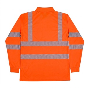 Gilet de sécurité réfléchissant personnalisé orange uni classe 2 haute visibilité - Vêtement de travail et de sport respirant et imperméable - Product Image 2