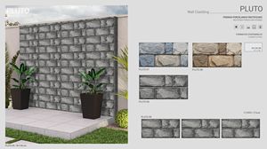 Premium Quality Exterior Porcelain <b>Wall</b> & Floor Tiles 300x600mm High Depth Surface Anti-Slip Accents Modern Design School Use - Product Image 2