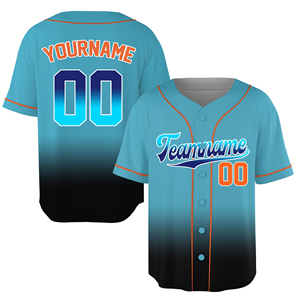 Wholesale Unisex Baseball Jersey Custom Sublimation Printing Breathable Short Sleeve Youth & Adult <b>Plus</b> <b>Size</b> Baseball Jersey - Product Image 6