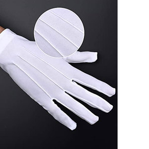 Guantes Masónicos de Alta Calidad 100% Algodón, Guantes Deportivos de Esquí con Logotipo Masónico Bordado Personalizado, MOQ 50 Pares - Product Image 5