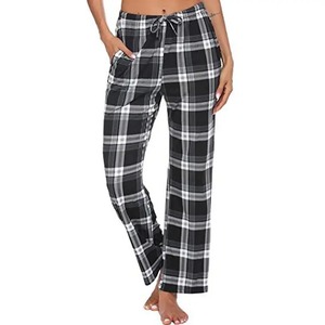 Ensemble de pyjama d'hiver personnalisé pour filles, 2 pièces, chemise et pantalon en flanelle, vente en gros - Product Image 4