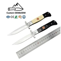 Couteau de chasse tactique pliable pour la survie en plein air, lame 440C, best-seller en Russie