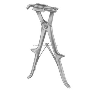 กรรไกรตัดกระดูกซี่โครงสำหรับหัวใจและหลอดเลือด คุณภาพพรีเมียม A-1 VERITAS Sauerbruch ผลิตจากเหล็กกล้าไร้สนิม สำหรับการผ่าตัด |   ที่ใส่เข็ม - Product Image 1