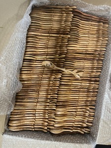 Cucharas de Madera Ecológicas y Sostenibles de Alta Calidad, Aptas para Alimentos, Reutilizables, Pequeñas, para Servir, Venta al Por Mayor - Product Image 5