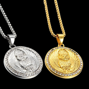 Hot Sale Bold <b>Iced</b> <b>Out</b> Mossinate Hip Hop Pendant Necklace for Men and Women Bling Jewelry for Urban Lifestyle Fashion - Product Image 5