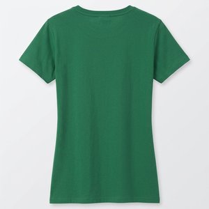 Wholesales Custom Women's Summer Solid Eco-Friendly Slim Fit <b>Round</b> Neck Short-Sleeved Breathable Knitted Hip Hop Workout T-Shirt - Product Image 2