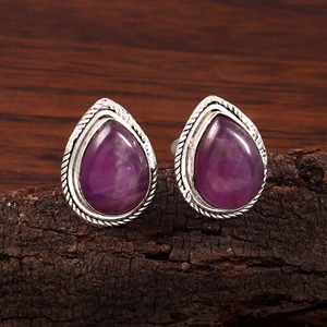 Mancuernillas de Amatista Natural en Latón para Hombre, Joyería de Lujo con Piedras Preciosas, Regalo Formal para Traje de Novio, Venta al Por Mayor - Product Image 6
