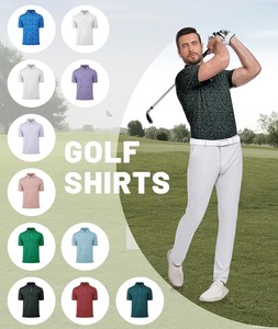 Camisa Polo de Golf con Estampado Floral para Hombre, Manga Corta, Transpirable, Deportiva, Casual, OEM, ODM, Ropa Personalizada para Hombre, Verano - Product Image 5