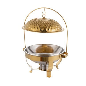 Plat à réchaud en métal de qualité supérieure, conçu pour sublimer les environnements de restauration grâce à sa qualité premium et sa fonctionnalité pratique. - Product Image 4