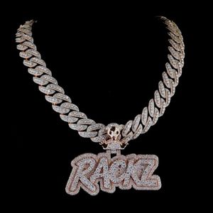 Rackz 18K <b>Gold</b> Plated IGI Certified Diamond <b>Pendant</b> Necklace Unisex Hiphop Style Brilliant Cut Natural Diamonds Everyday Wear - Product Image 1