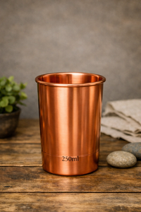Copper Tumbler Solid Color <b>Vintage</b> Design Heat Resistant Single Wall Adults Eco-Friendly Hammered Pattern Dishwasher <b>Safe</b> - Product Image 6