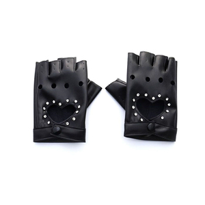 Guantes de Cuero de Medio Dedo para Baile - Guantes de Pole Dance con Medio Dedo y Agarre Fuerte, la Mejor Calidad - Product Image 1