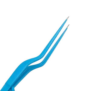 Forceps bipolaires manuels en acier inoxydable avec pointe et revêtement antiadhésifs, conception à baïonnette pour la chirurgie neurologique et cardiaque - Product Image 2