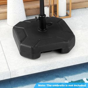 Base per Ombrellone da Patio Riempibile da 17 Pollici, 88 Libbre, Resistente, con Maniglia, Supporto Durevole per Esterni - Product Image 1
