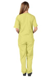 Pré-vente : Tenues médicales et uniformes d'hôpital unisexes – Ensemble veste d'infirmière à manches longues et combinaison de travail en coton respirant/confortable - Product Image 2