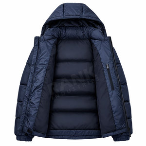 Chaqueta Acolchada Personalizada de Alta Calidad para Hombre, Transpirable, para Otoño e Invierno, Resistente al Agua - Product Image 3