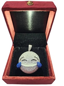 Pendentif élégant personnalisé en moissanite glacée 5-6 carats, sertissage pavé, certifié GRA, en argent sterling 925, bijoux pour homme - Product Image 5