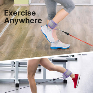 <b>Ankle</b> Straps Gym Fitness Cable Machine Leg Workout <b>Support</b> for Glute Kickback Strength Training Exercise Use - Product Image 2