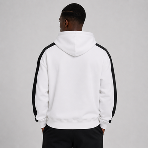 Sweat à capuche oversize tendance pour homme, tissu en coton de haute qualité, coupe décontractée, logo personnalisé, streetwear, sweat à capuche oversize décontracté pour homme - Product Image 4