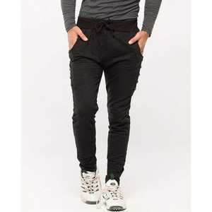 Pantalones Deportivos Ligeros de Poliéster para Hombre, Primavera-Verano, 100% Poliéster, Forro Polar Grueso y Cálido, con Cordón Ajustable, Anti-Pilling, Casuales - Product Image 3