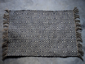 Tapis en jute fait main, tapis en fibres naturelles, tapis écologique pour salon, chambre à coucher, décoration de la maison, taille personnalisée disponible - Product Image 4