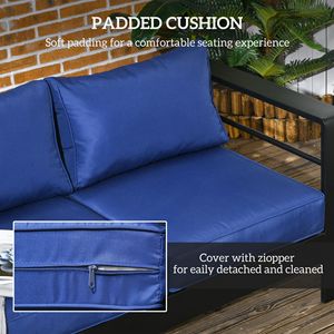 Divano da Esterno in Rattan Sintetico con Cuscini Lavabili per un Elegante Arredo Patio - Product Image 5