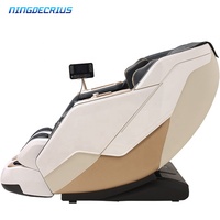 Fauteuil de massage électrique portable de luxe pour le corps entier, zéro gravité 4D, avec certification CE Rohs