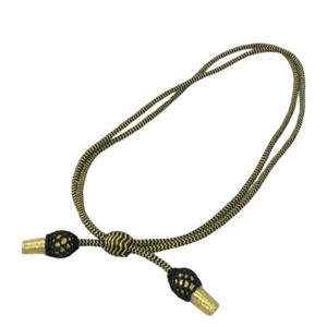 Custom Braided Waterproof Eco-Friendly Coated Metallic Garment Trim Hat <b>Cords</b> 2mm 3mm Diameter OEM Service Reproduction Gold - Product Image 3