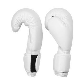 Guantes de Boxeo Profesionales Blancos, Ligeros, Transpirables, de Secado Rápido, de Cuero, para Entrenamiento, Sparring, Kickboxing, MMA - Product Image 3