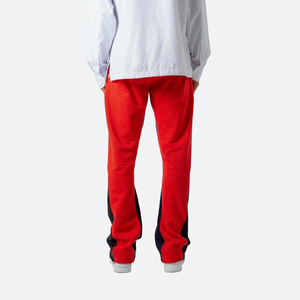Pantalon de survêtement évasé pour homme de haute qualité, en molleton léger, style streetwear, coupe évasée tendance, coupe-vent - Product Image 3