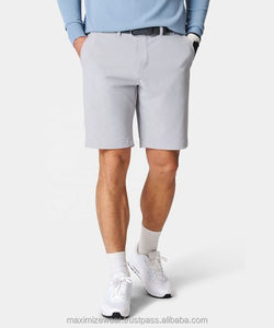 กางเกงกอล์ฟลำลองขายส่ง เสื้อผ้ากีฬา ยืดหยุ่น ทันสมัย แห้งเร็ว เอวยางยืด กางเกงกอล์ฟขาสั้นทรงเข้ารูปสำหรับผู้ชาย - Product Image 5