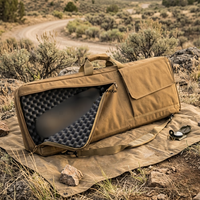 Étui souple pour fusil de 33 pouces et 39 pouces, sac tactique pour fusil long, étui de transport rembourré en mousse alvéolée avec poches pour chargeurs, pour la chasse en extérieur