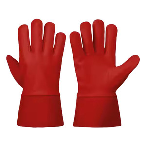 Gants de soudage TIG en cuir de chèvre et croûte de cuir de vache, résistants à l'abrasion, à la chaleur et ignifuges pour la construction et la lutte contre les incendies - Product Image 5
