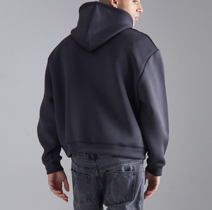 เสื้อฮู้ดดี้ยูนิเซ็กซ์ ผ้าฝ้าย โพลีเอสเตอร์ อีลาสเทน ทรงโอเวอร์ไซส์ บ็อกซี่  แบบเรียบ  สำหรับผู้ชาย คุณภาพสูง - Product Image 2