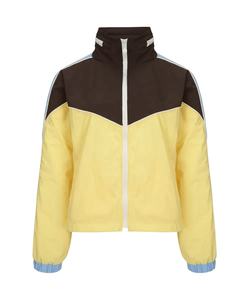 Chaqueta cortavientos ligera para mujer, nuevo diseño, chaqueta decorativa bordada de tela de poliéster con forro de nailon para exteriores para mujer - Product Image 1