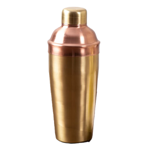 Ensemble cadeau unique de shaker à cocktail en cuivre et métal, acceptant le logo personnalisé, agitateur à cocktail en cuivre avec passoire, Noël - Product Image 6