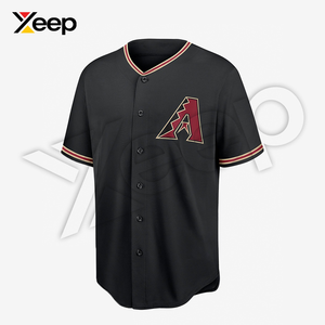 XEEP Customize Baseball Jersey XC-BBU-06 Short Sleeve Breathable Performance Athletic Fit Training <b>Game</b> Shirt Polyester - Product Image 1