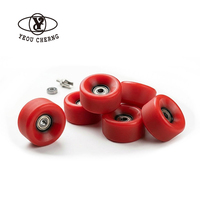 Roues de trottinette en PU 80 mm 84A, roues de remplacement à haute adhérence et durables pour trottinette à pousser