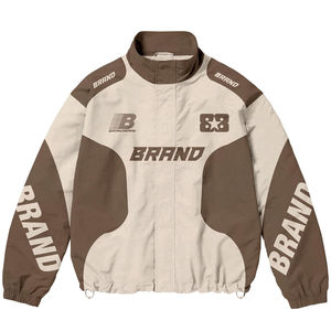 Chándal Deportivo Premium 2026, Color Marrón, Poliéster, Resistente al Viento |   Conjunto Unisex con Capucha |   Logotipo Frontal Bordado Personalizado OEM Streetwear - Product Image 5