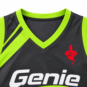 Ensemble de shorts en jersey respirant pour les clubs de basketball, les écoles, les académies, les entraînements, les matchs, uniforme d'équipe de basketball personnalisé - Product Image 5
