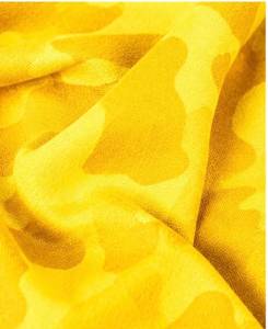 Men's Yellow Animal Print <b>Zip</b>-Up Hoodie Clown Face Print Full Sleeve Streetwear Regular Fit Knitted Fabric 100% Cotton Winter - Product Image 4