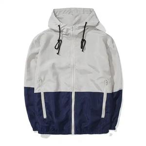 Herren Winter Kapuzen-Canvas-Windbreaker Leichte Winddichte Umweltfreundliche Atmungsaktive Jacke mit Frontlogo - Product Image 6
