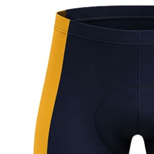 Men's Navy Yellow <b>Cycling</b> <b>Shorts</b> <b>Padded</b> Bicycle Riding Bottoms Performance Bike <b>Shorts</b> Outdoor <b>Cycling</b> Sports Apparel - Product Image 4