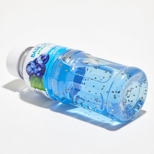 Bebida de Semillas de Albahaca con Jugo de Arándanos en Botella PET de 320ml, con Fibra y Antioxidantes, OEM/ODM, Marca Privada - Product Image 3