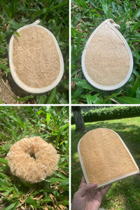High Quality Eco-Friendly Natural Loofah Sponge Plastic-Free <b>Zero</b> Waste Exfoliating Bath Sponge Wholesale Supplier - Product Image 5