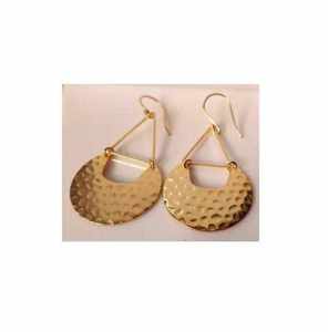 Pendientes de Latón Modernos con Diseño Único, Chapados en Oro, Joyería en Oferta para Mujer, Bonito Regalo, Modelo al por Mayor - Product Image 5