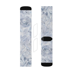 Fabrication en usine, chaussettes d'hiver pour adultes, design personnalisé, chaussettes décontractées en coton tricoté, ajustables, séchage rapide, en vente - Product Image 3