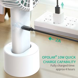 ABC Portable Handheld Fans <b>Battery</b> <b>Operated</b> Rechargeable 5-20 Hours Work Time 3 Levels of Strong Wind with Humidify Function - Product Image 6